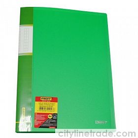 Папка 10 файлов 0,5 мм PROFF, зеленый